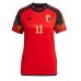 België Yannick Carrasco #11 Voetbalkleding Thuisshirt Dames WK 2022 Korte Mouwen
